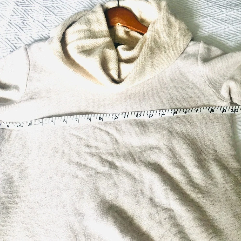 J Crew Mercantile cowl funnel sweatshirt sz Large